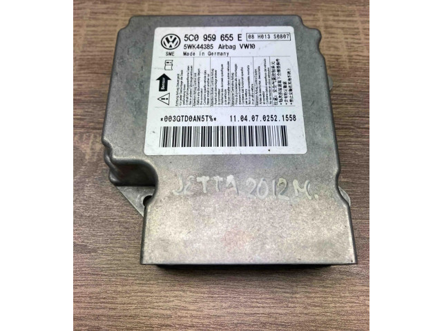 Блок подушек безопасности 5C0959655E, 5WK44385 Volkswagen Jetta VI