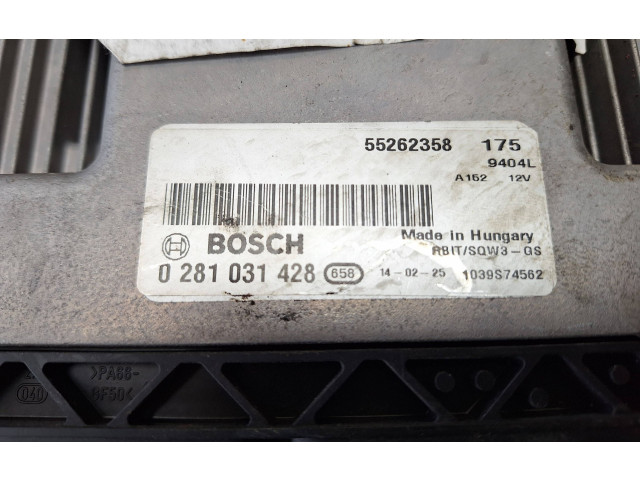 Řídící jednotka 0281031428, 55262358 Alfa Romeo Giulietta 2012