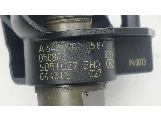 Форсунка A6420700587, 0445115027    Jeep Grand Cherokee (WK) для дизельного двигателя  3