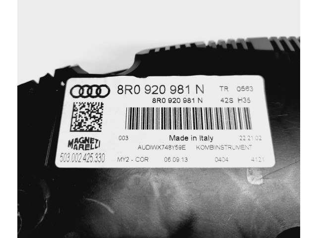 Панель приборов 8R0920981N, 503002425330 Audi Q5 SQ5