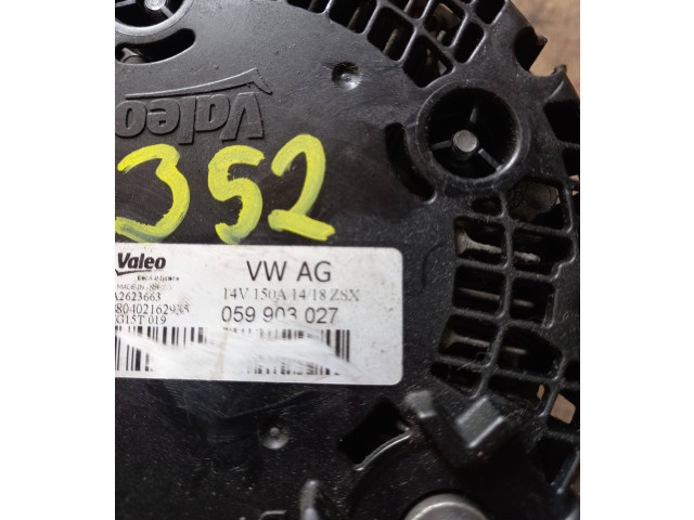 Генератор 059903027, 14V150A14 Audi S5 F5