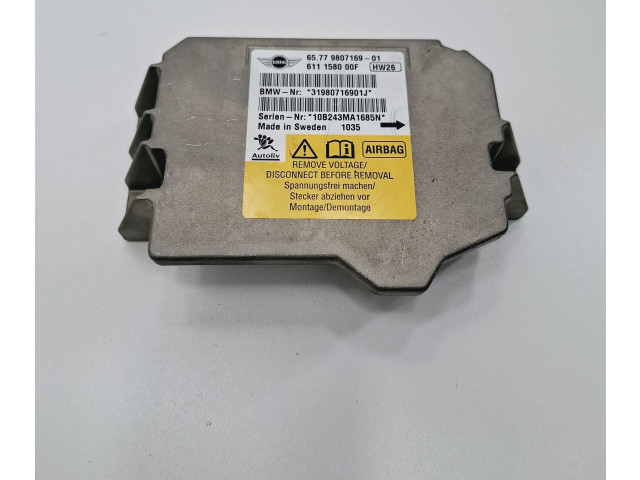 Блок подушек безопасности 9807169 Mini Cooper Countryman R60