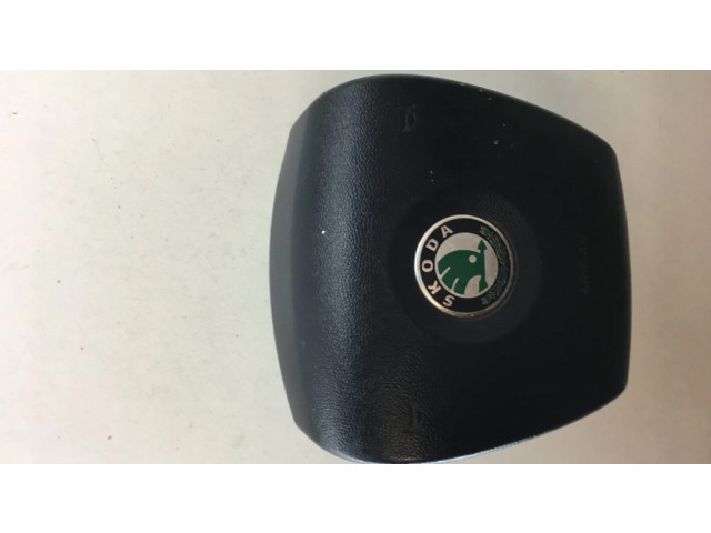 Подушка безопасности водителя 61664050D, 1Z0880201S3X1   Skoda Octavia Mk2 (1Z)