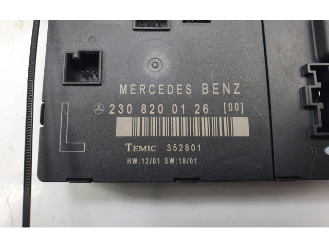 Блок управления дверью A2308200126 DRZWI LEWYCH   Mercedes-Benz SL R230