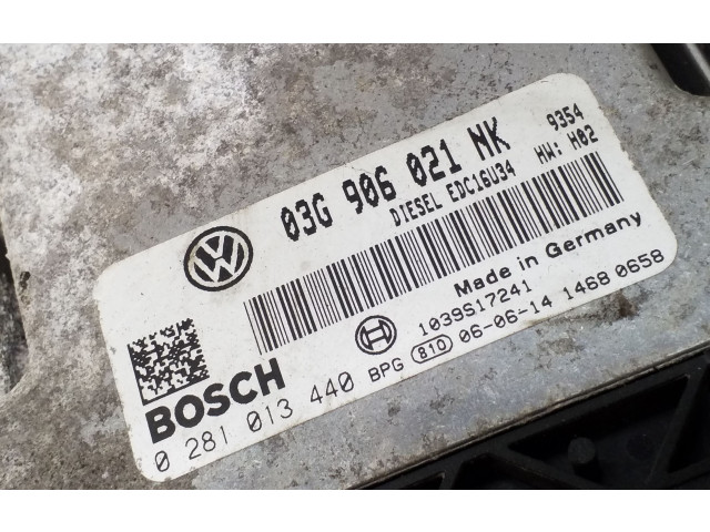 Блок управления двигателя 03G906021NK, 0281013440   Volkswagen PASSAT B6