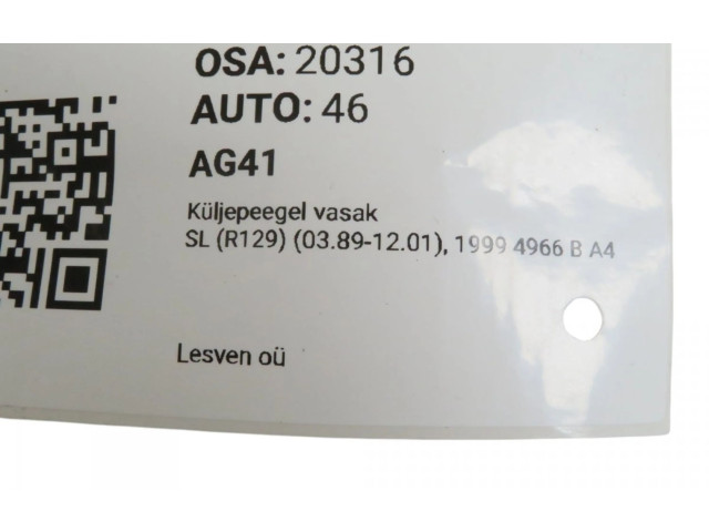 Volant Mercedes-Benz SL R129 1999 A1298100576, A1298100576