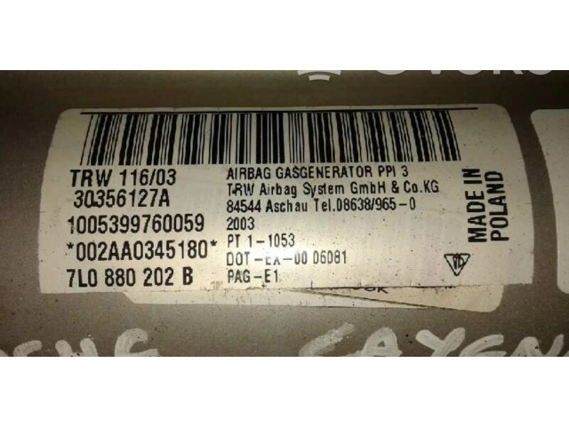 Поршень Надувная подушка для передней двери 7L0880202B Porsche Cayenne (9PA)