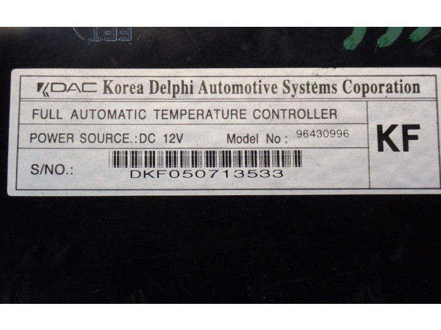 Блок управления климат-контролем 96430996, 96430996   Chevrolet Nubira