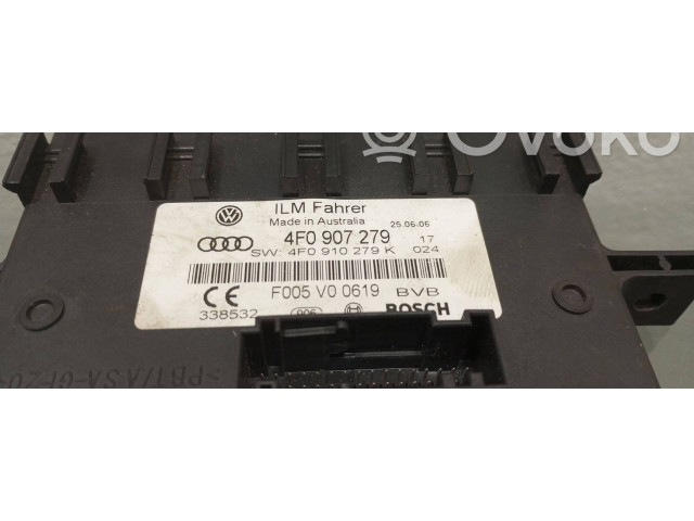 Блок комфорта 4F0907279, F005V00619   Audi A6 S6 C6 4F   