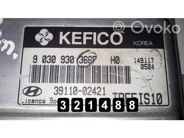 Блок управления двигателя 3911002421 Hyundai Getz