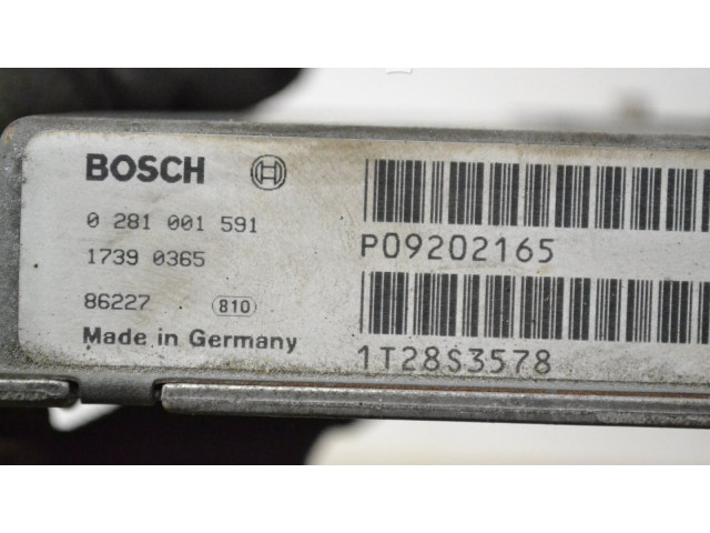 Блок управления впрыском 0281001591   Volvo S70  V70  V70 XC