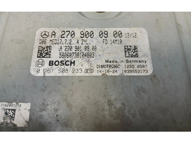 Řídící jednotka A2709000900, A2709010900 Mercedes-Benz CLA C117 X117 W117 2013