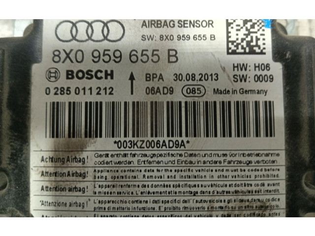 Блок подушек безопасности 0285011212, 8X0959655B   Audi A1