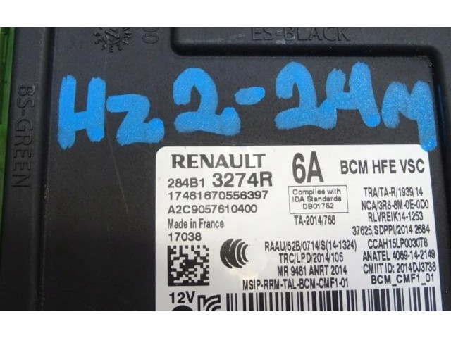 Блок комфорта 284B132274R Renault Scenic III - Grand scenic III