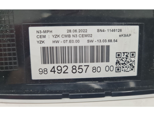 Панель приборов 9849285780   Peugeot Partner III       