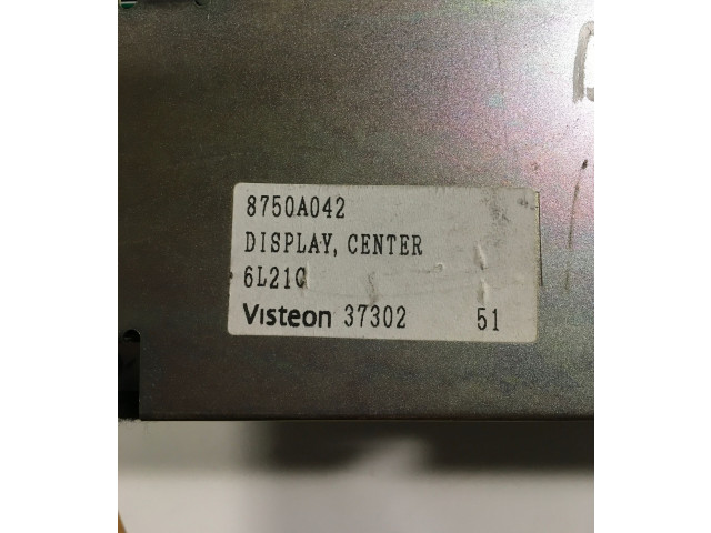 Turbodmychadlo Экран/ дисплей / маленький экран 8750A042, 37302 Mitsubishi Pajero