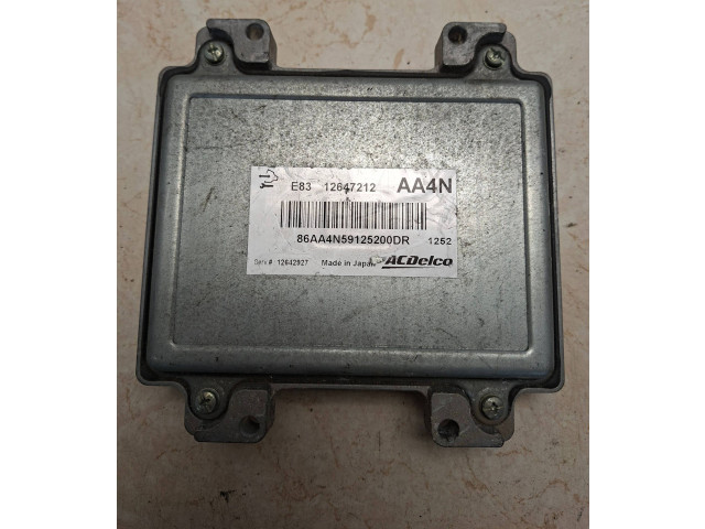 Блок управления двигателя 12647212, 12642927   Opel Meriva B