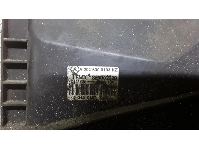 Вентилятор радиатора A2035000193KZ Mercedes-Benz C W203 2.1