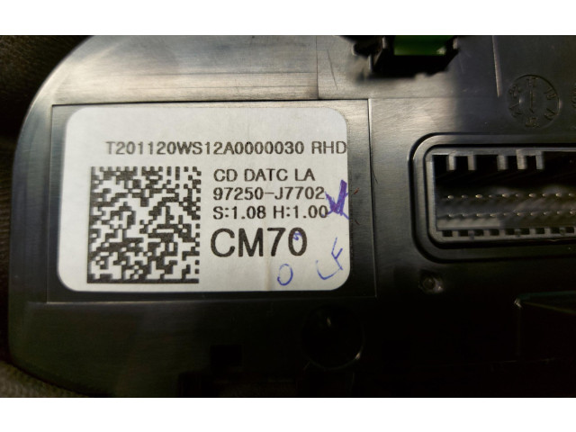 Блок управления климат-контролем 97250-j7702 KIA Pro Cee'd III