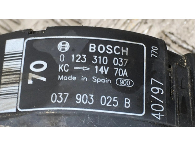 Генератор 0123310037, 037903025B Audi A3 S3 8L 1.6