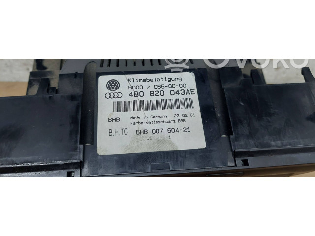 Блок управления климат-контролем 4B0820043AE, D650000   Audi A6 S6 C5 4B