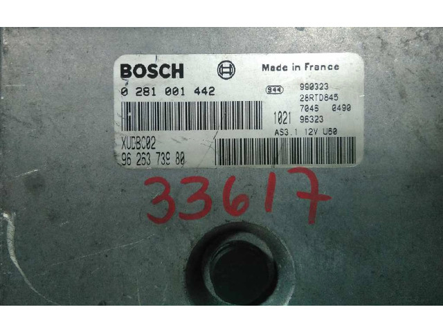 Řídící jednotka 9626373980, 33617 Peugeot 806 1996