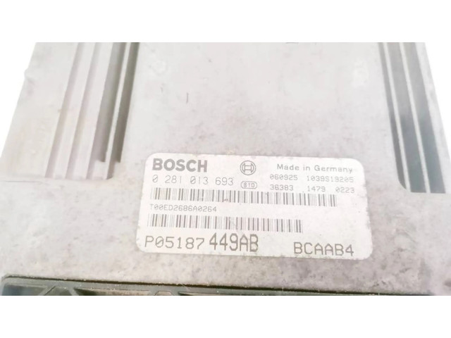 Řídící jednotka P05187449AB, 0281013693 Dodge Caliber 2006