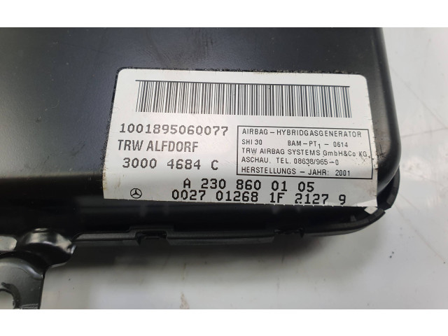 Подушка безопасности пассажира A2308600105   Mercedes-Benz SL R230