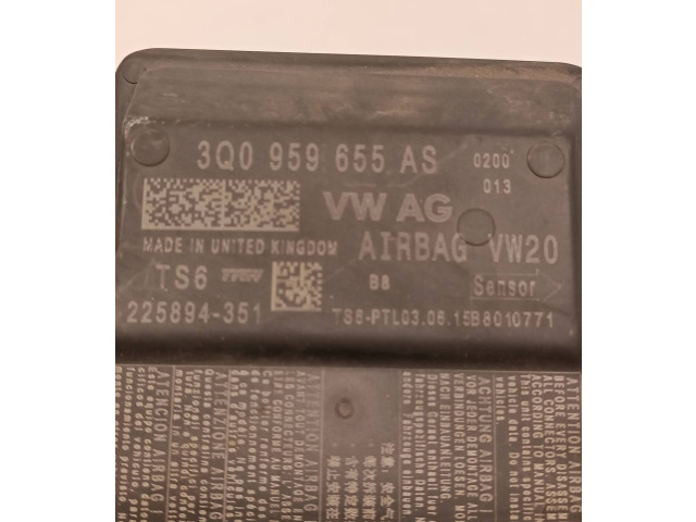 Блок подушек безопасности 3Q0959655AS, 225894351 Skoda Octavia Mk3 (5E)