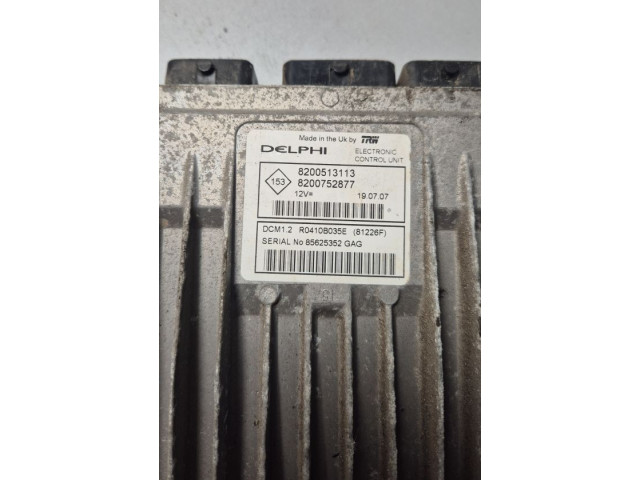 Блок управления двигателя 8200513113, 8200752877 Dacia Logan Pick-Up
