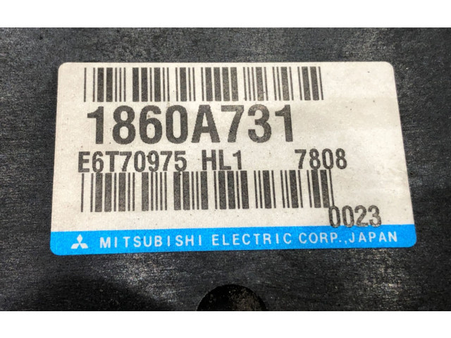 Блок управления двигателем Блок управления 1860A731 Mitsubishi Lancer VIII