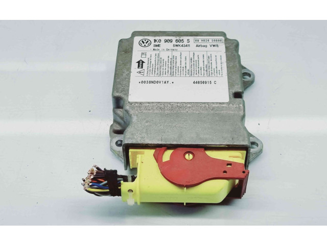 Блок подушек безопасности 1K0909605S Skoda Octavia Mk2 (1Z)