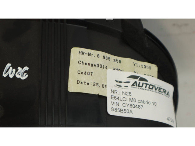 Панель приборов 7842182, 6965359   BMW 6 E63 E64       