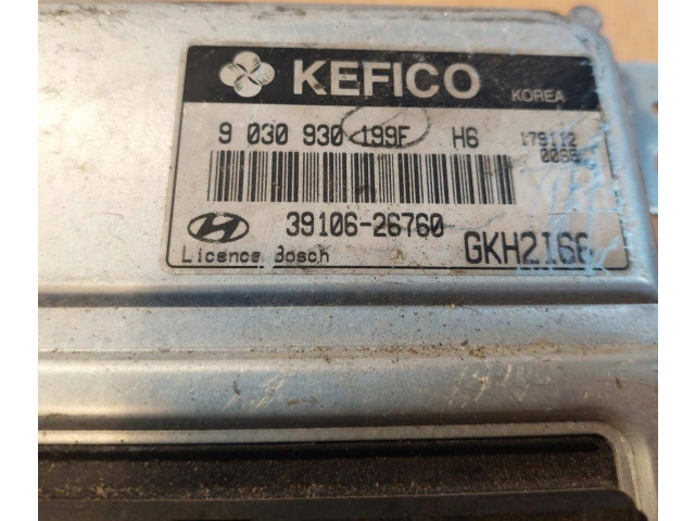 Блок управления двигателем Блок управления 39106-26760, 9030930199F   Hyundai Coupe