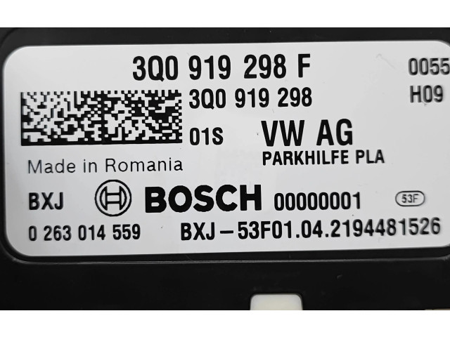Блок управления парковки 3Q0919298F, 3Q0919298   Skoda Kodiaq
