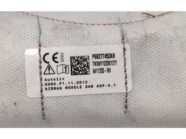 Подушка безопасности в сиденье 68277452AB, 68277452AA   Ram 1500