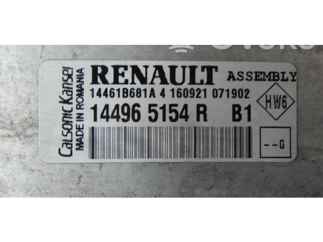 Интеркулер  144965154R, 144967634R   Dacia Sandero 