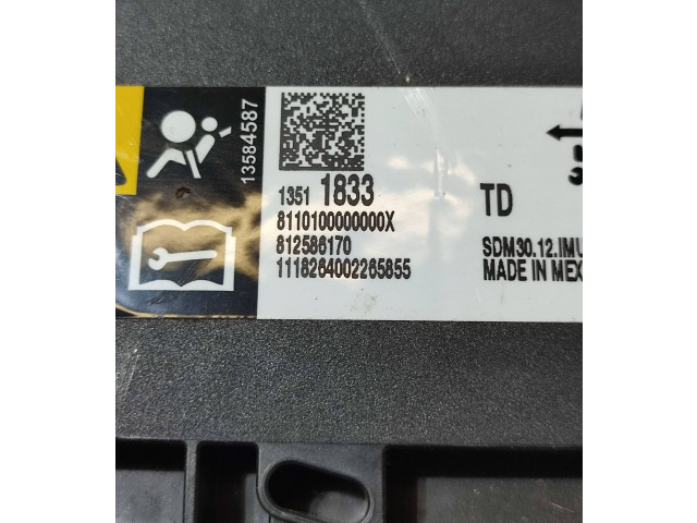 Pojistková skříňka Řídící jednotka BSM 13511833, 812586170 Opl Corsa E 2018