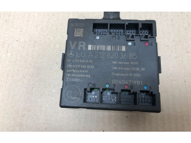 Блок управления центрального замка A2128203685, A2128203685   Mercedes-Benz GLK (X204)   