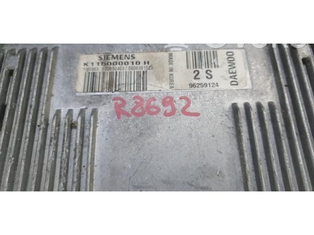 Řídící jednotka K115000010H, K115000010H. Daewoo Matiz 1999