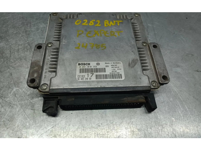 Блок управления двигателем Блок управления 0281010359   Peugeot Expert