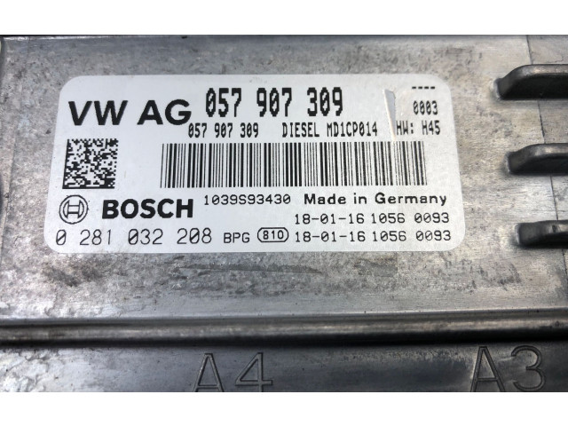 Блок управления двигателя 057907309, MD1CP014 Audi SQ7