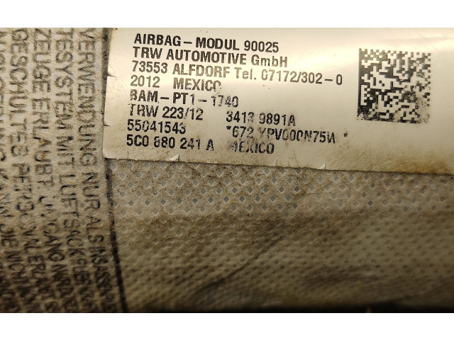 Подушка безопасности в сиденье 5C0880241A, 34139891A Volkswagen Jetta VI