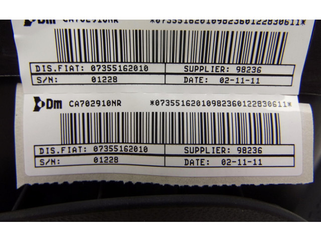 Подушка безопасности водителя 735516201   Fiat Punto (199)