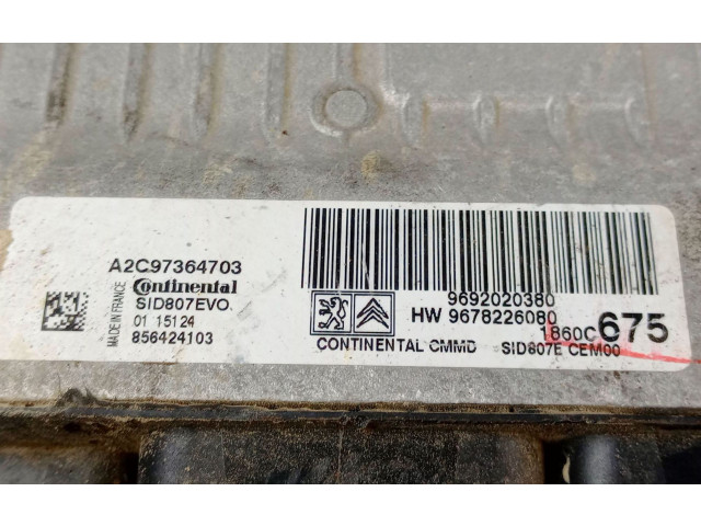 Блок управления двигателя 9692020380 Mitsubishi ASX