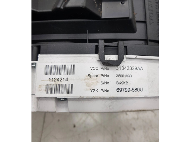 Панель приборов 36001839, 31343328AA Volvo S60
