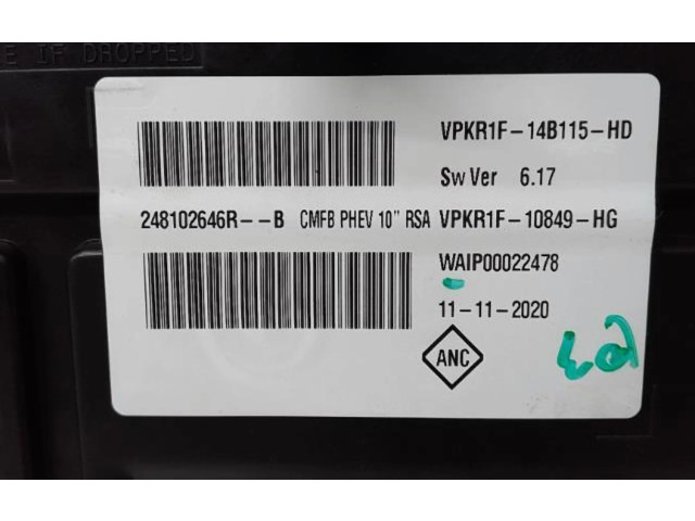 Přístrojová deska Renault Captur II 2021 248102646R