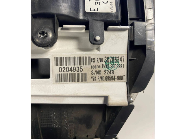 Панель приборов 30786347, 0204935   Volvo C30       