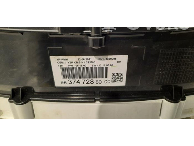 Přístrojová deska  Peugeot Expert 2021 9837472880  