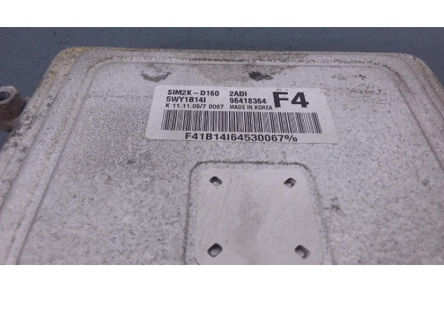 Блок управления двигателем Блок управления 96418364, 96418364   Chevrolet Epica